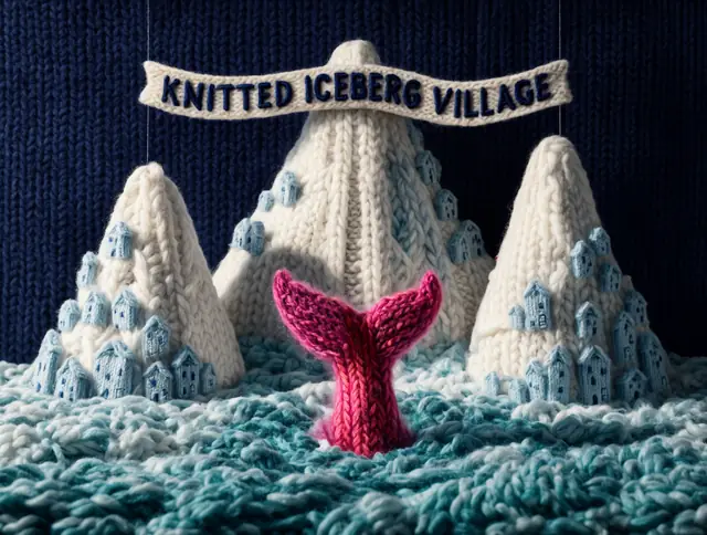 FLUX 3 Klein ComfyUI: A knitted soft-sculpture diorama, macro (Base)