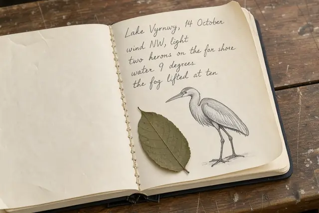 FLUX 3 Klein ComfyUI: Handwritten pencil notes in a field notebook